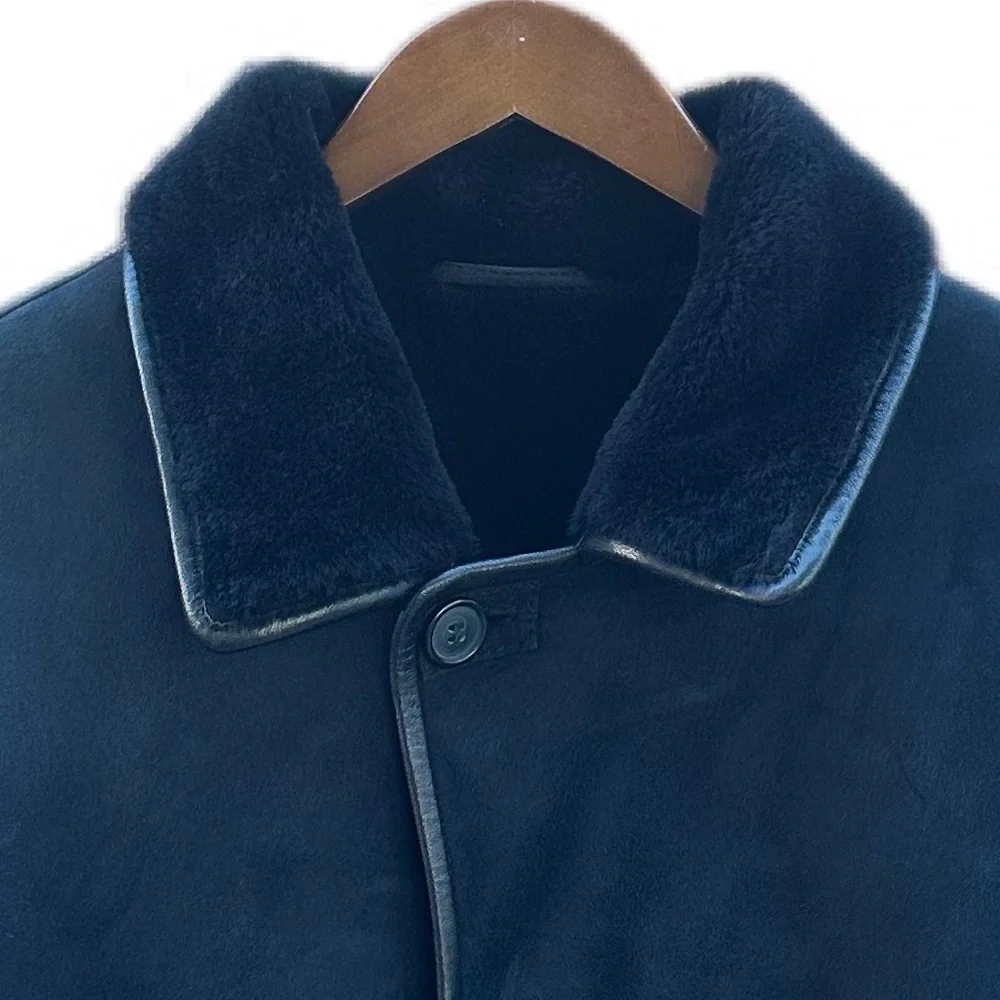 Vintage Autunno Shearlings 100% Sheepskin Coat Made in Turkey, Men’s Medium